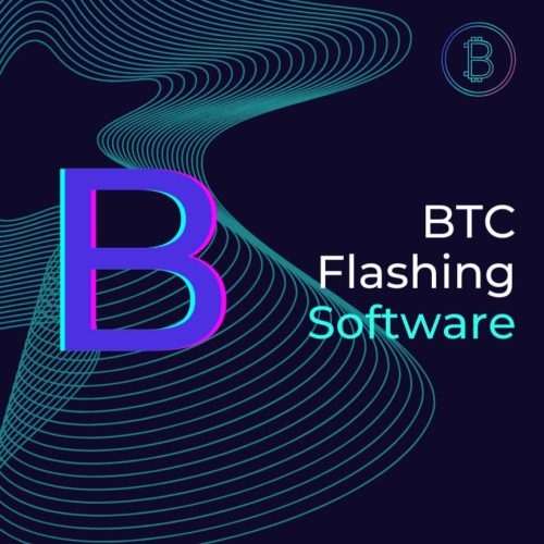 Flash Bitcoins software interface for secure BTC transactions